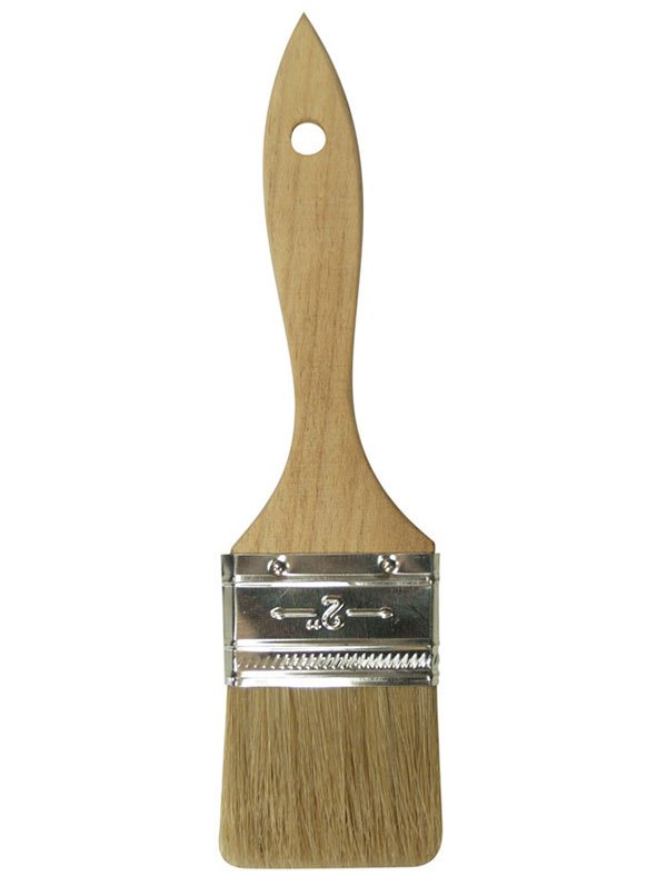 Richard 80153 2'' Chip Brush, UTILITY series. White bristle, wood handle. | the Hyde Store