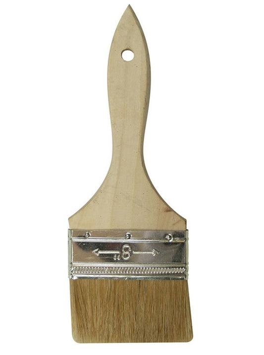 Richard 80154 3'' Chip Brush, UTILITY series. White bristle, wood handle. | the Hyde Store