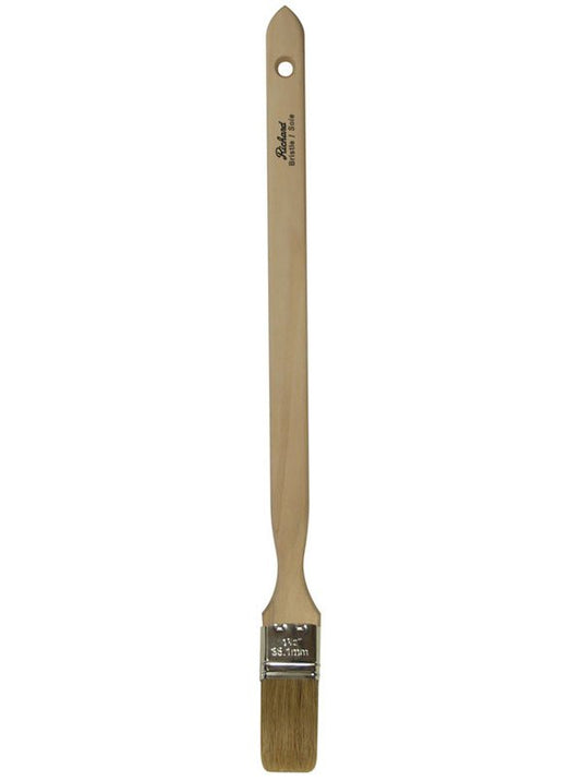 Richard 80201 1 - 1/2" radiator paint brush, UTILITY series. White bristles, very long handle, 45° angled | the Hyde Store