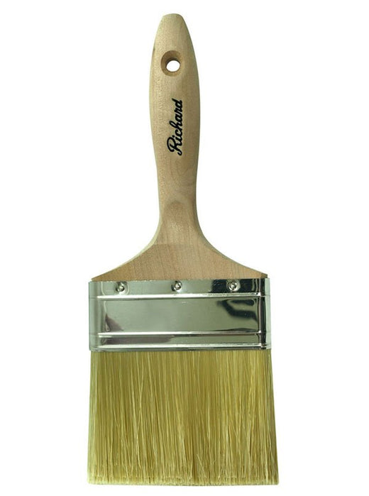 Richard 80202 4'' Stain Brush, STAIN series. Mixed bristles, wood handle.
