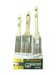 Richard 80303 3" straight paint brush, GENERAL PURPOSE series. Polyester, yellow plastic handle. - the Hyde Store