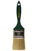 Richard 80352 2" straight paint brush, GENERAL PURPOSE series. White bristle, green plastic handle. - the Hyde Store