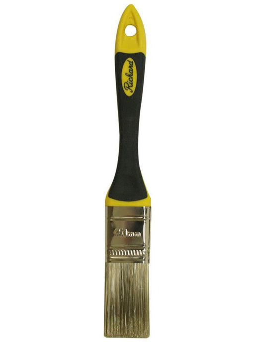 Richard 80411 1-1/4'' straight paint brush, PREMIER ERGONOMIC SOFT-GRIP HANDLE series. Polyester, soft-grip handle. - the Hyde Store