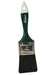 Richard 80452 2'' Straight Paint Brush, PREMIER BEAVER TAIL series, black bristle, green handle w/ white tip - the Hyde Store