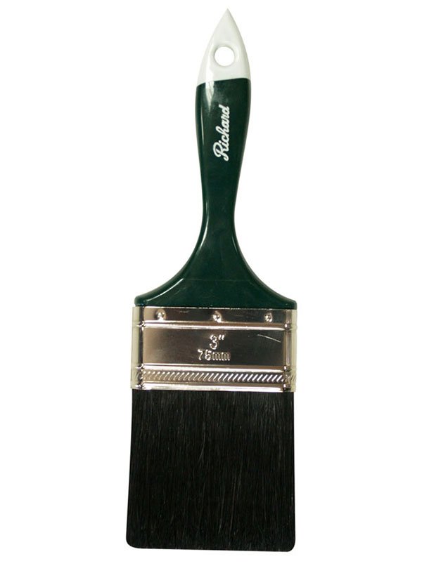 Richard 80453 3'' Straight Paint Brush, PREMIER BEAVER TAIL series | the Hyde Store