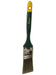 Richard 80502 1-1/2'' Angular Paint Brush, PREMIER series Fluted Handle, polyester, black handle w/ yellow tip - the Hyde Store
