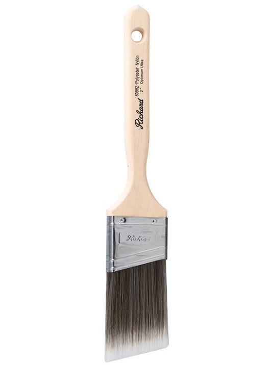Richard 80662 2'' angular paint brush, OPTIMUM ULTRA series, polyester - nylon, wood handle | the Hyde Store