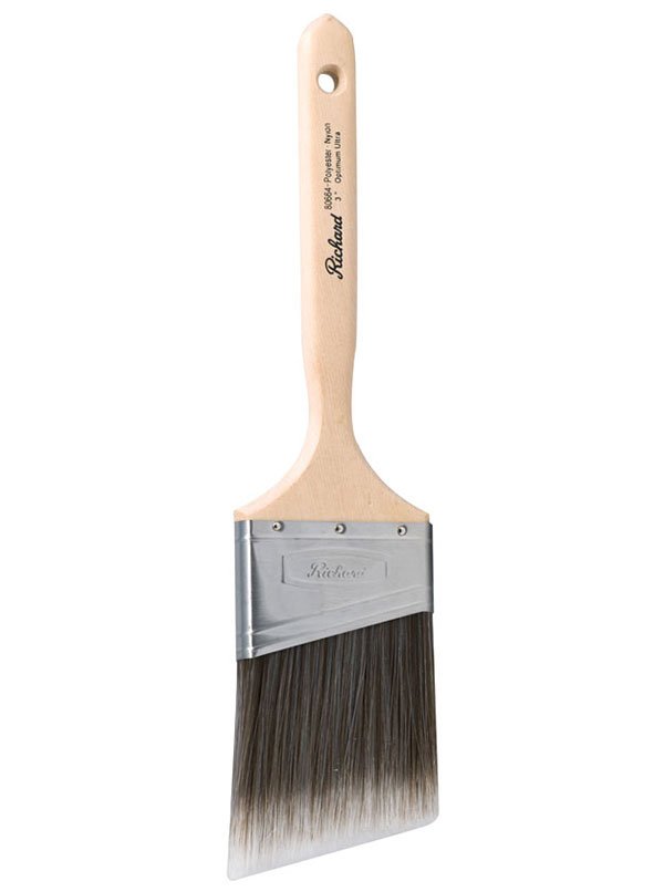 Richard 80664 3'' angular paint brush, OPTIMUM ULTRA series, polyester - nylon, wood handle | the Hyde Store