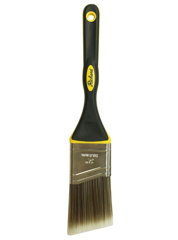 Richard 80812 2'' Angular Paint Brush, PRO MASTER TOUCH series, polyester - nylon, soft - grip handle | the Hyde Store
