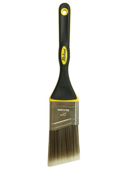 Richard 80812 2'' Angular Paint Brush, PRO MASTER TOUCH series, polyester-nylon, soft-grip handle - the Hyde Store