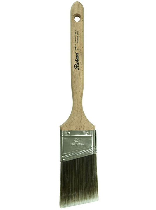 Richard 80962 2" Angular Paint Brush, Polyester - Nylon, Wood Handle | the Hyde Store