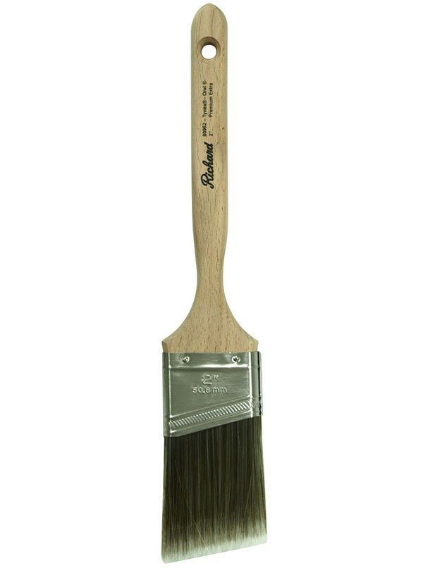 Richard 80962 2" Angular Paint Brush, Polyester - Nylon, Wood Handle | the Hyde Store