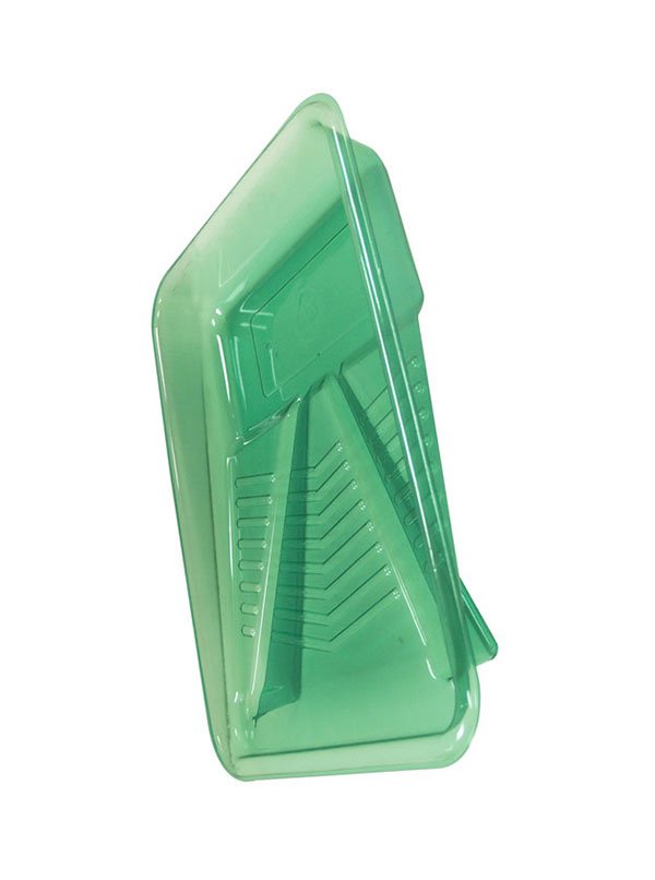Richard 92078 9 1/2'' green plastic tray, made from recycle material, 2 liters | the Hyde Store